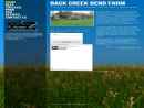 Website Snapshot of Back Creek Bend Farm Inc