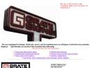 Website Snapshot of Grate Signs, Inc.