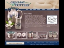 Website Snapshot of Great Bay Pottery