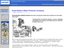 Website Snapshot of Great Eastern Metal Products Co.