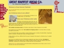 Website Snapshot of Great Harvest Bread Co.