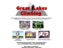Website Snapshot of Great Lakes Climbing