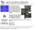 Website Snapshot of GREAT LAKES METALS CORPORATION