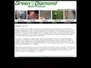 Website Snapshot of Green Diamond Sand Products