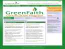 Website Snapshot of GREENFAITH
