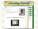 Website Snapshot of Greenleaf Pottery