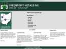 Website Snapshot of Greenpoint Metals, Inc.