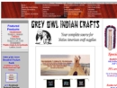 Website Snapshot of Grey Owl Indian Craft