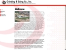 Website Snapshot of Grinding & Sizing Co., Inc.