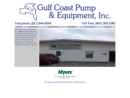 Website Snapshot of GULF COAST PUMP & EQUIPMENT