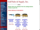 Website Snapshot of GULF SALES AND SUPPLY INCORPORATED