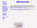 Website Snapshot of GW Scientific