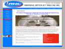 Website Snapshot of Abrasive Waterjet & CNC Inc.
