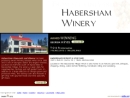 Website Snapshot of Habersham Vinyards & Winery