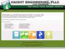 Website Snapshot of HAIGHT ENGINEERING PLLC