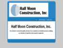 Website Snapshot of HALF MOON CONSTRUCTION, INC.