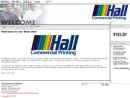 Website Snapshot of Hall Commercial Printing