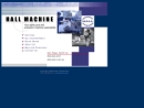 Website Snapshot of Hall Machine