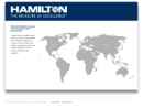 Website Snapshot of HAMILTON COMPANY