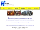 Website Snapshot of HAND CONSTRUCTION LLC