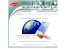 Website Snapshot of HANDI CLEAN PRODUCTS INC