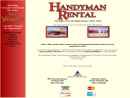 Website Snapshot of Handyman Rental