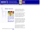 Website Snapshot of Hanford Pharmaceuticals