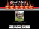Website Snapshot of Hansen-Balk Steel Treating Co.
