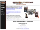 Website Snapshot of Hanson Welding Machines Inc