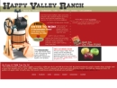 Website Snapshot of Happy Valley Ranch