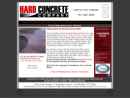 Website Snapshot of HARD CONCRETE CO