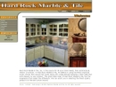 Website Snapshot of Hard Rock Marble Shop, Inc.