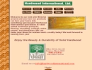 Website Snapshot of Hardwood International