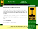 Website Snapshot of HARMER STEEL PRODUCTS CO.
