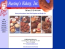 Website Snapshot of Harting's Bakery, Inc.