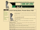 Website Snapshot of H & A Saws, Inc.