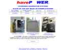 Website Snapshot of HAVEPOWER, LLC