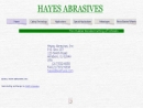 Website Snapshot of Hayes Abrasives, Inc.