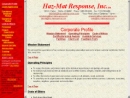 Website Snapshot of Haz-Mat Response, Inc.