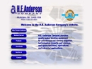 Website Snapshot of Anderson Co., Inc., H. E.