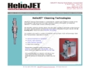 Website Snapshot of Helio Jet Cleaning Technologies