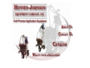 Website Snapshot of Hennes Johnson Equipment Co., Inc.