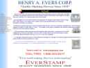 Website Snapshot of Evers Corp., Henry A.
