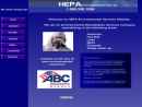 Website Snapshot of HEPA ENVIRONMENTAL SERVICES