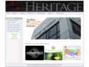 Website Snapshot of Heritage Bag Co
