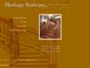 Website Snapshot of Heritage Staircase Inc