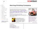 Website Snapshot of Herring Printing Co.