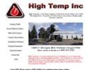 Website Snapshot of High-Temp Inc