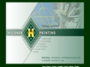 Website Snapshot of Hilsher Graphics
