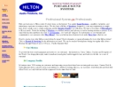 HILTON AUDIO PRODUCTS, INC